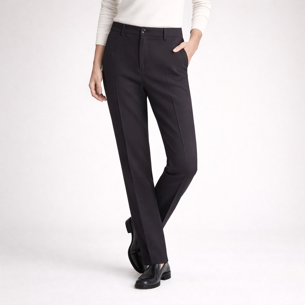 Benetton Black Tailored Dress Pants US 2/ IT 38 Stretch 31.5”